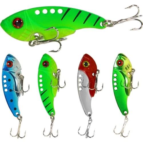 1PCS Fishing tackleMetal Fishing Lures 5.5cm/11g Artificial Hard Bait Minnow Wobbler Baits Pike Vibration Jig Fish Carp Bass