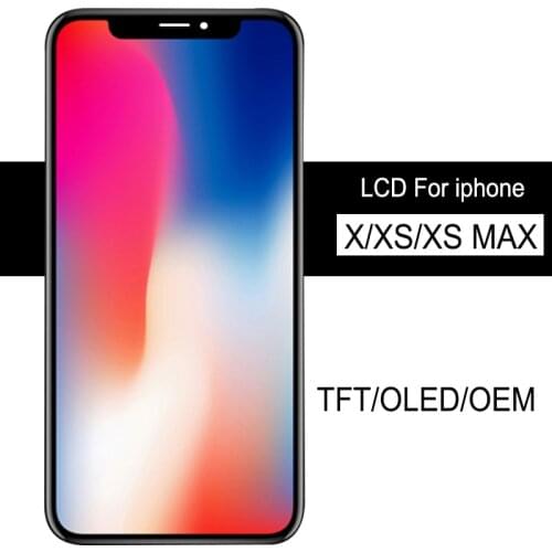 100% Tested Grade AAA LCD Display for iPhone X XS MAX Touch Screen Digitizer Assembly Repair Parts No Dead Pixel