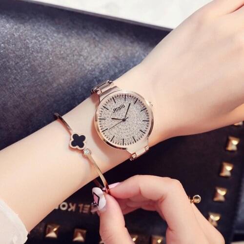 2020 New Fashion Women Watches Luxury Brand Rhinestone Bracelet Watch Quartz Clock Drop Shipping Gift Reloj Mujer Montre Femme