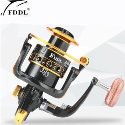 3000/4000/5000/6000/7000 Spinning Reel 13BB 5.2:1 Aluminum Spool Spinning Fishing Reel metal Drag System 12KG