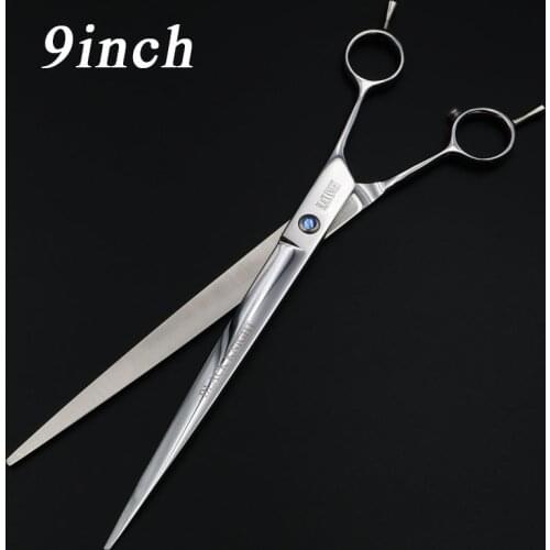 9 Inch Hair Cutting Scissors High Quality Professional Baber Salon Hairdressing Scissors Pet Dog Grooming Shears with Case