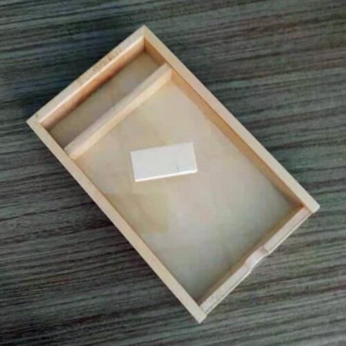 Brand Custom LOGO Acrylic Cover + Maple&Walnut Album Box Wooden Square USB 3.0 Memory Stick Pen Drive