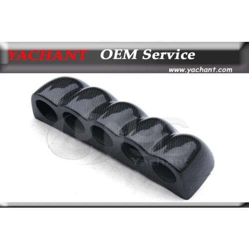 Car-Styling Accessories Carbon Fiber CF Interior Trim Gauge Pod Fit For 2010-2011 Hyundai Rohens Genesis Coupe Penta Gauge Pod