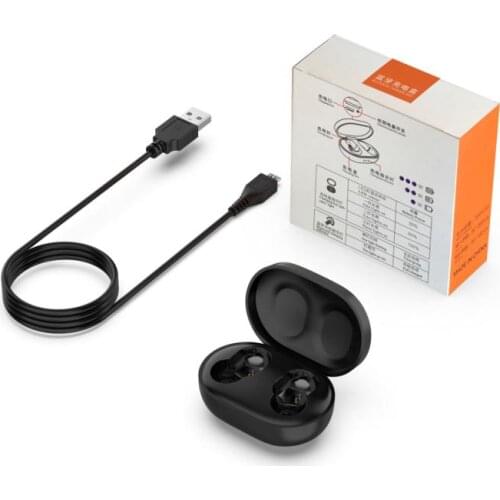 Black USB Charger With 1 Meter Cable New Fast USB Charging Suitable For Xiaomi Redmi AirDots True Wireless Headset Charging Box