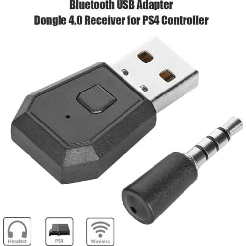 Bluetooth 4.0 USB Wireless Adapter Headset Dongle Receiver For PS4 Stable Performance For Bluetooth Headsets