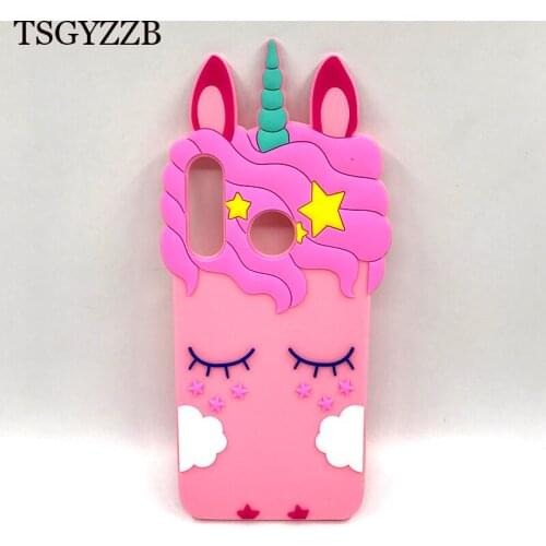 For Huawei P30 Case Huawei P30 Lite Case Cute 3D Unicorn Soft Silicone Cover For Huawei P30Lite P30Pro P 30 Pro Back Phone Case