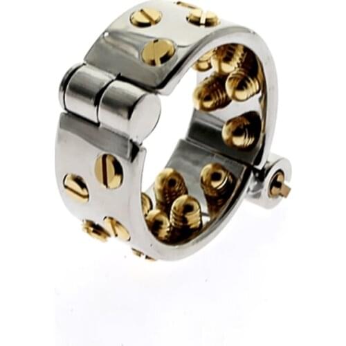 Kalis Teeth Spike Extreme Chastity Device Cock Ring Cock Lock for Men Scrotum Pendant Male Torture Devices BDSM Toys 050LIN