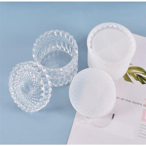 DIY Hexagon Storage Box Mold Crystal Epoxy Silicone Mould For Jewelry Accessories Resin Molds