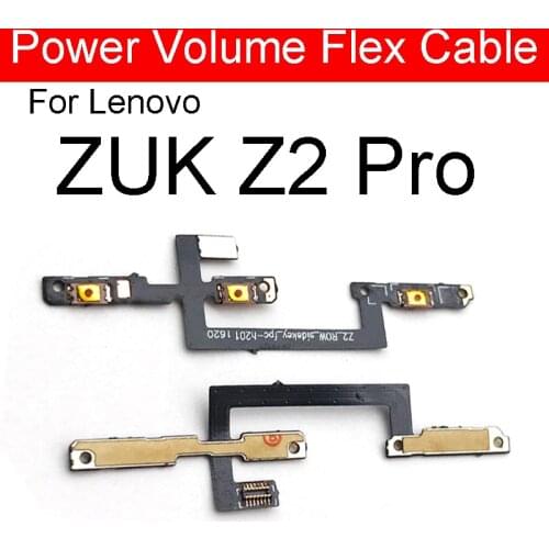 Power & Volume Side Button Flex Cable For Lenovo ZUK Z2 Pro Power Button + Volume Key Switch Control Flex Ribbon Repair Parts
