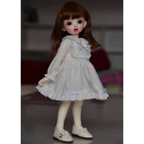BJD doll clothes set suitable for 1-4 1-6 1-8 ob24 size MSD YOSD multicolor lace cute skirt dress doll accessories