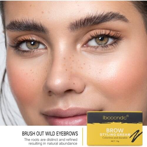 Eyebrow Cream Eyebrow Styling Soap Natural Wild Eyebrow Waterproof Long-lasting Colorless Eyebrow Styling Cream Eye Makeup TSLM1