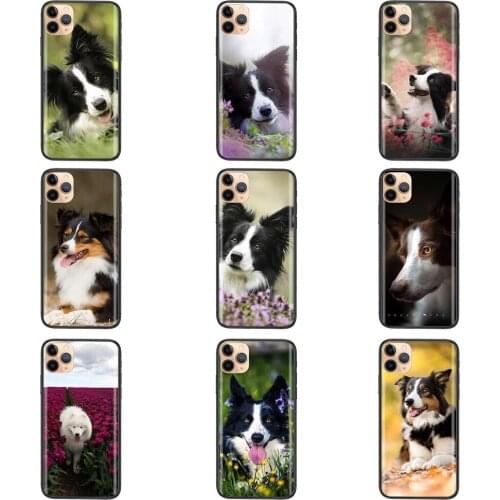 Border Collie Dog Soft TPU Phone Covers Case For Xiaomi Redmi Note 9 9S 8 7 10 Note9 Note 9 Pro Max 9Pro 5G Originals