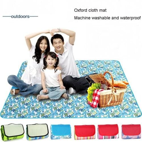 Outdoor Picnic Beach Camping Hiking Crawl Mat Moisture & Waterproof Mat Picnic Blanket Kids Climbing multi-function Cushions