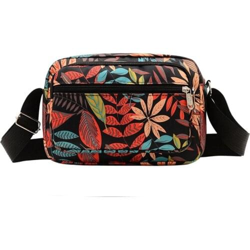 Nylon Cloth Casual Straddle Womens Bag Single Shoulder Mobile Phone Outdoor Bag Middle Aged Mother Night Market Crossbody Bag