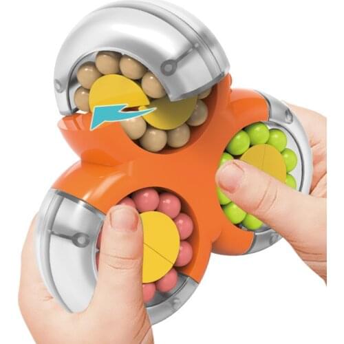 New Magical Bean Cube Rotating Toy Adults Stress Relif Magic Beads Fidget Toys Children Education Antistress Hand Fidget Spinner