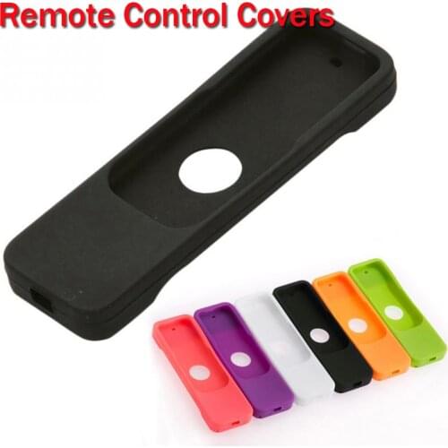 1PC Colorful Soft Silicone TPU Remote Control Dust Covers Controller Household Protective Case Anti-Slip Rubber For Apple TV4