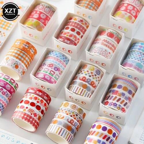 Different Series of Creative Cute Adhesive Tape Decorative Stickers DIY Scrapbook Diary Stationery Material Sticker Masking Tape
