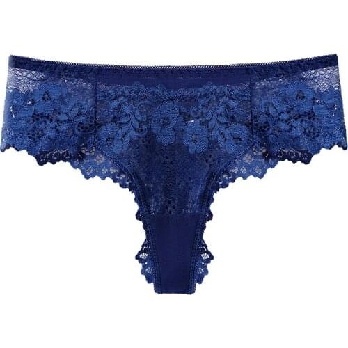 New sexy mesh lace underwear for women low waist traceless comfortable breathable sports briefs for women pure cotton crotch