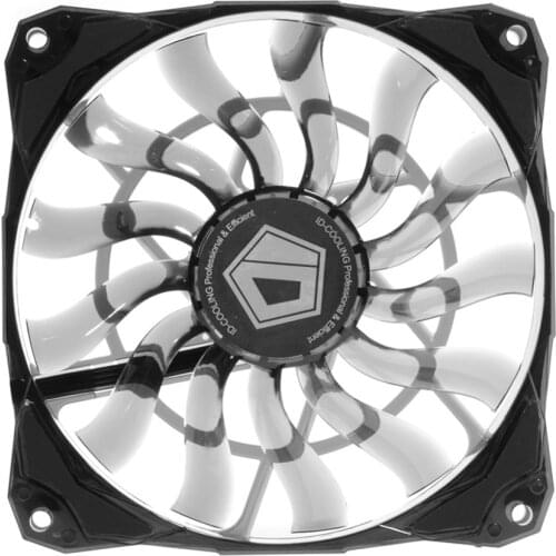 ID-COOLING 12cm Cooling Fan for PC Case Chassis CPU 4 Pin Silent Radiator 500-1600RPM Intelligent Temperature Control