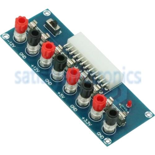 XH-M229 24 PIN Desktop Computer Chassis Power Supply ATX Transfer Board Power Take off Board Power Output Terminal Module