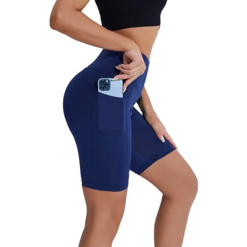 Women Running Shorts Marathon Quick Dry Shorts Gym Sport Shorts Breathable Yoga Shorts Leggings With Side Pockets