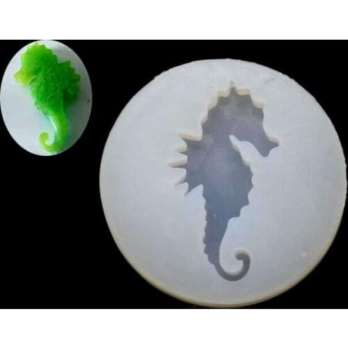 1pcs Sea horse Silicone Mold Decorating Tools DIY Hand Crafts Pendant Ornaments Making Tools Epoxy Resin Molds for Jewelry