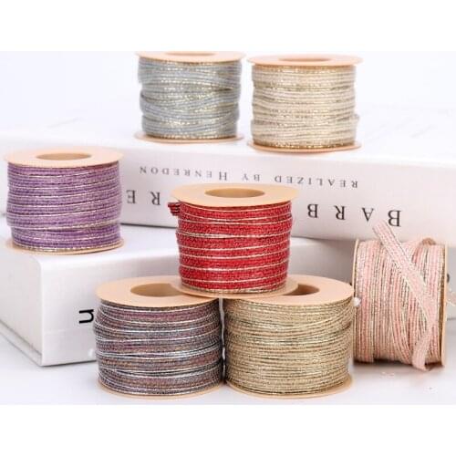 10m/roll Vintage Color Braided Fish Silk Twine Earrings Diy Handmade Bow Pendant Earrings Jewelry Wedding Party Decorations