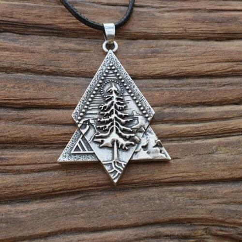 12pcs pine tree necklace Outdoor Jewelry
