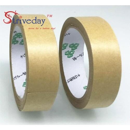 5pcs 30mm wide 25 meters long Water free kraft paper tape photo frame tapes sealing tape leather belt high viscosity DIY
