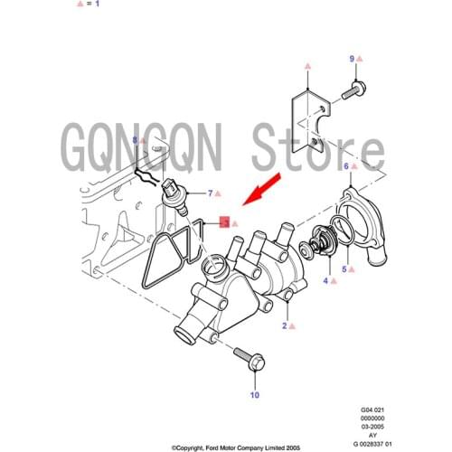 CAR thermostat seat gasket gasket For dMo nd eoA cce sso ri esB ant amF ies taI kon Engine cylinder head gasket
