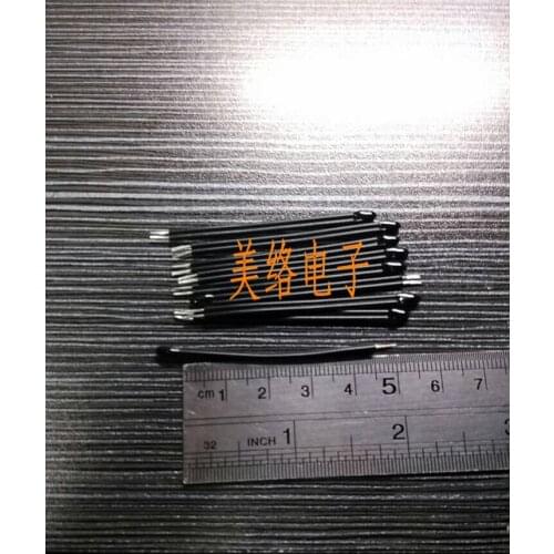 Free shipping 10 k rmistor NTC 1% 30 mm B value 3435/3950 MF52D long sensing small black head 100%New original