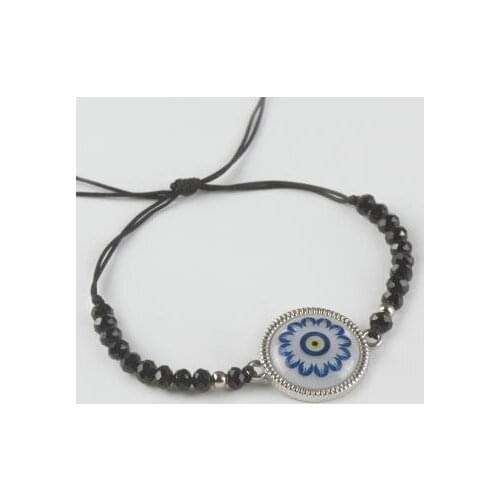 Moon Star Figured Pearl Crystal Bracelet