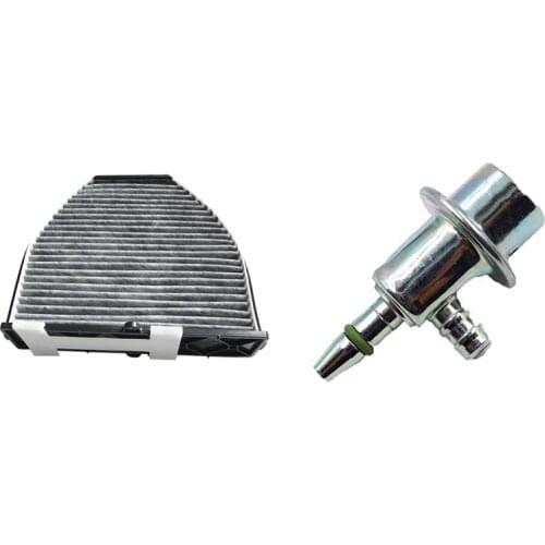 For Mercedes W218 A207 R231 C204 V212 S212 AMGGT Cabin Air Filter Mann & Fuel Injection Pressure Regulator Case