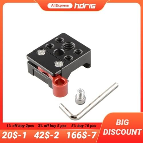 HDRIG Quick Release NATO Clamp with 1/4''-20 Screw for Camera/Monitor Directly
