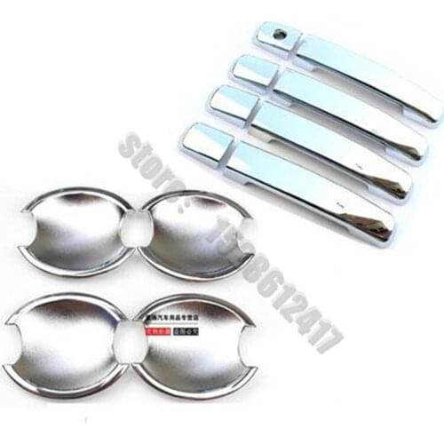 ABS Chrome ABS Chrome Door handle Protective covering Cover Trim Car styling For Nissan Pathfinder R51 2005 - 2012