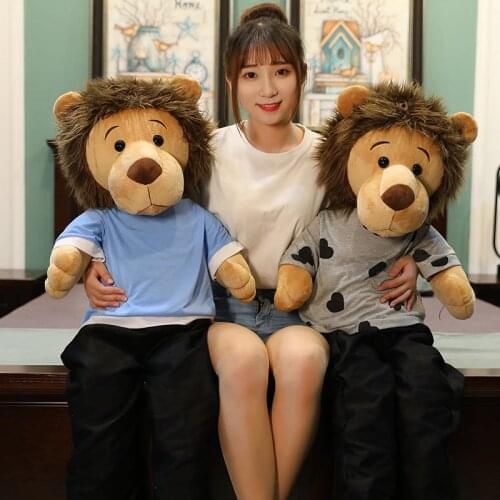 New 50-125 CM Full Size Minomi Lion Stuffed Doll Plush Animal High Quality Toy Lee MinHo King Lion Special Gift For Fans Friends
