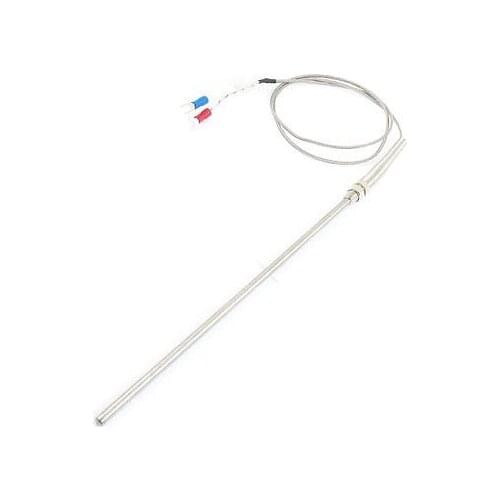 3.2Ft K Type Thermocouple Temperature Sensor Cable 20cm Probe