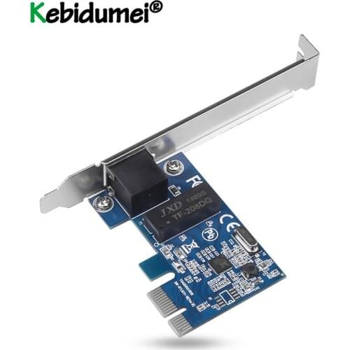 KEBIDU 1000Mbps Gigabit PCI-E Network Card Ethernet PCI Express 10/100/1000M RJ-45 LAN Adapter Converter Network Controller