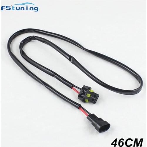 FSTUNING 9006 h8 h11 ballast power cable conversion harness socket adapter 9006 H7 H11 HID LED headlight fog lamp connector wire