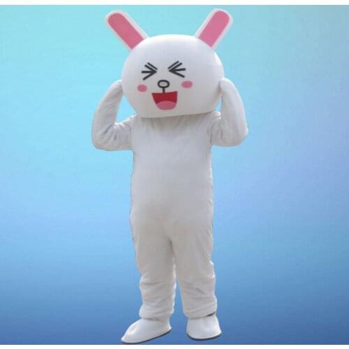 Rabbit Mascot costume Bugs Rabbit Hare Easter Adult Mascot cosplay costumes Cakes Professional Christmas Costume