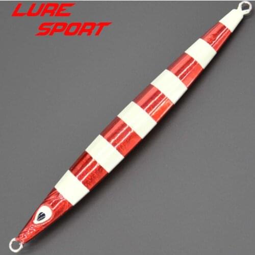 LureSport Lead Fish Metal Jigs 3pcs Slow Jigging Lure 150g 5 colors saltwater fishing lure