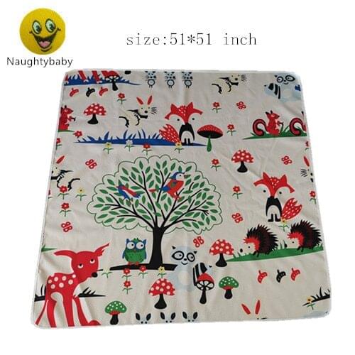 Splat Mat for Under Highchair/Arts/Crafts Baby Reusable Waterproof Anti-Slip Floor Splash Mat, Portable Play Mat