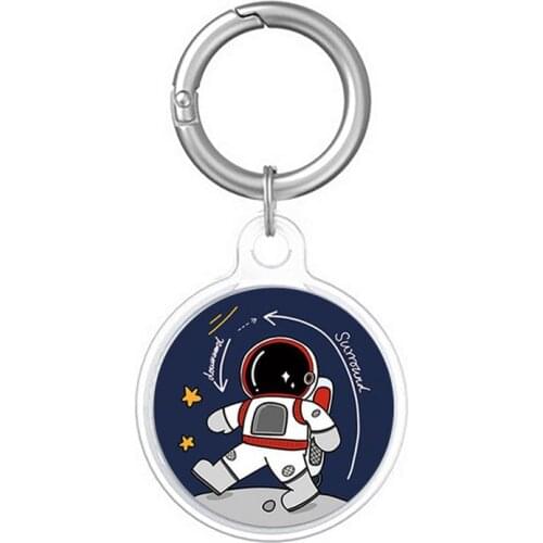 Astronaut Cover Paster For Airtags Astronaut Sticker Apple Locator Tracker Anti-lost Device Keychain Protective Cover Sticker