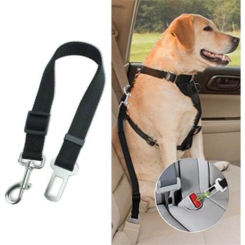 Dog Seatbelt Safety Seat Belt Strap for Dogs Durable Adjustable Seatbelt Pet Cat Dog Restraint for Car Vehicle Travel
