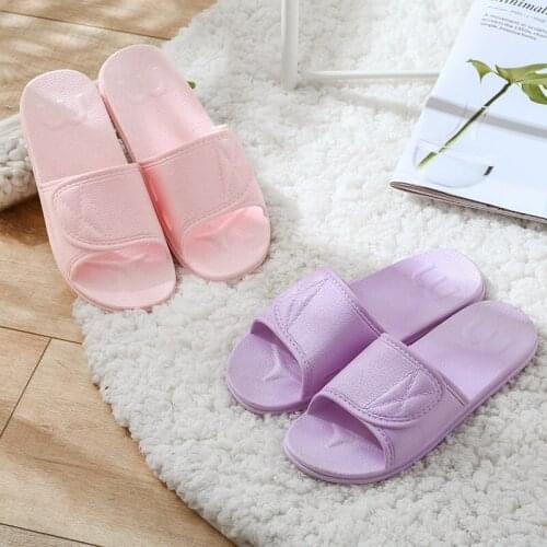 Lovers Four Seasons Soft Bottom Sandals Ladies PVC Home Indoor Bathroom Leisure Flip Flops Men/Women House Shoes Floor Slippers