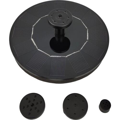 Solar Floating Fountain Outdoor Garden Pool Pond Decoration Solar Panel Powered Fountain Water Pump Bird Bath Garden Decoration