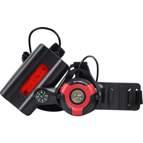 West Biking Upgrade Night Running Flashlight Sport Running Lights Led SafeUSB Charge Chest Lamp, Safer to Be Seen