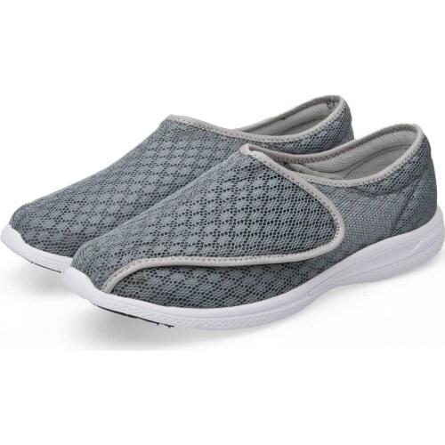 Big foot bone shoes summer mesh breathable spring and autumn models feet wide feet fat men and women hallux valgus shoes