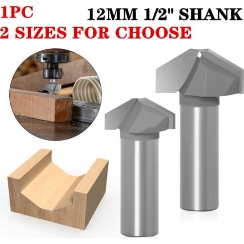1pc 12mm 12.7mm Shank Router Bit Double Edging Milling Cutter For Wood Woodwork Line Knife Hobbing
