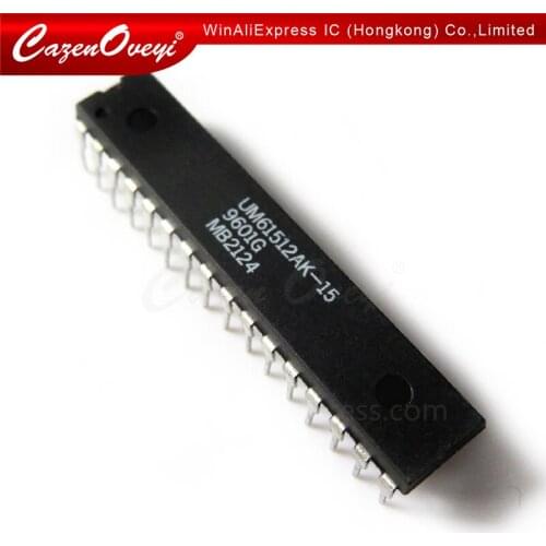 2pcs/lot UM61512AK-15 UM61512AK UM61512 DIP-32 In Stock